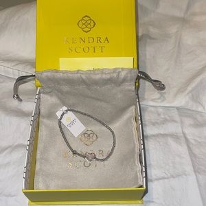 NEW - Kendra Scott Ari pink silver bracelet